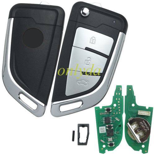Xhorse knife style flip Wired Remote XKKF21EN for VVDI Key Tool VVDI2, 3 button