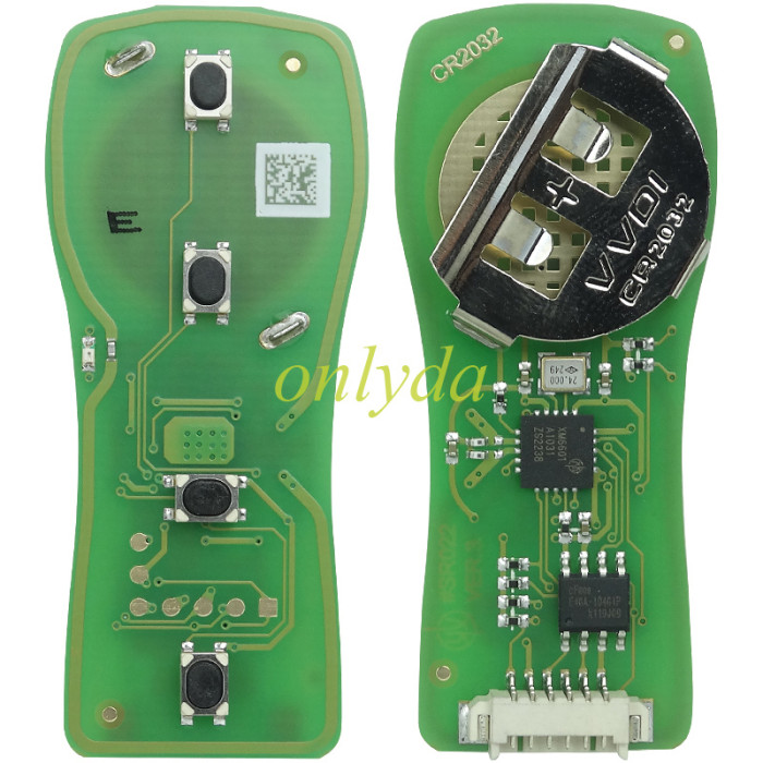 For XHORSE XKNI00EN  Nissan Separate Type 4 Buttons Universal Wired Remote Key