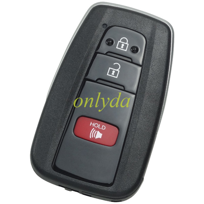 For Toyota 2+1 button remote key with blade    FCC ID : MOZBR1ET 0010 BOARD  for C-HR 314.36Mhz-312.1Mhz