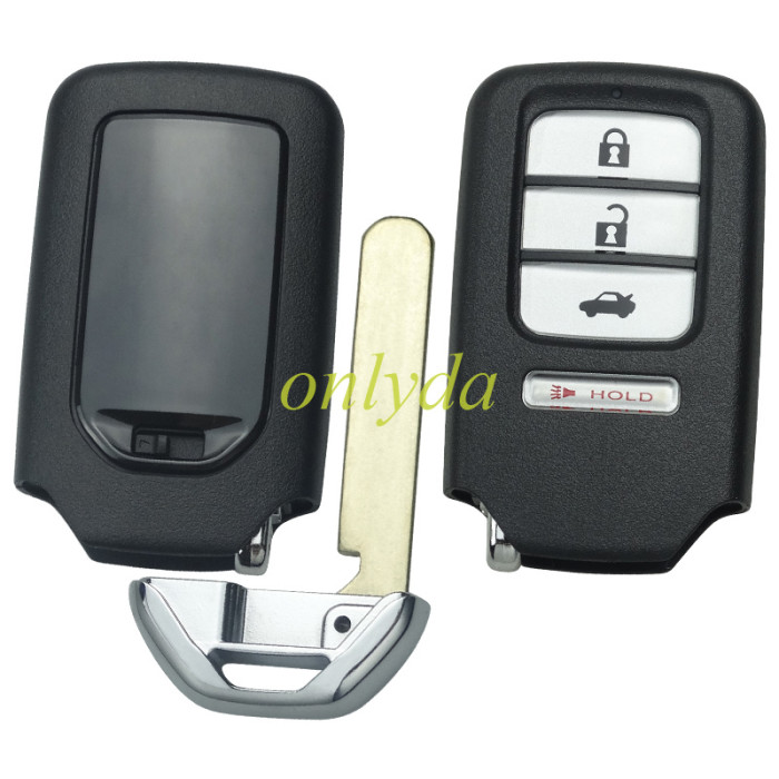 4 button smart keyless remote key with 433.92mhz with hitag3 47 chip FCC ID：KR5V1X A2C83161800