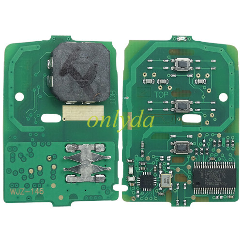 Vezel XR-V keyless smart 3 button remote key  with 434mhz 47chip