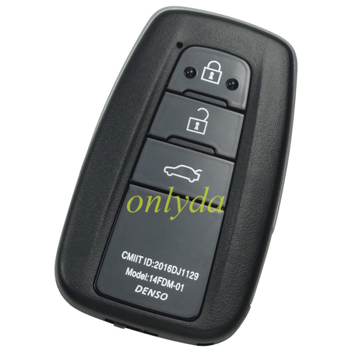 For  Toyota keyless 3 button remote key  2017 Corolla, Ralink Smart Card,with 433mhz,4A chip                   PCB number 2000