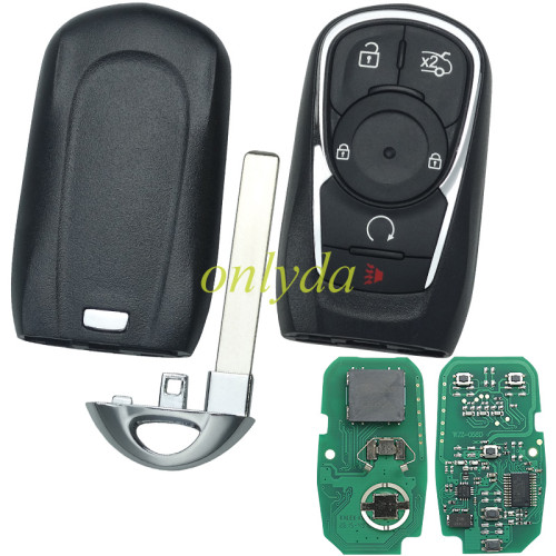 For Buick Keyless Smart 4+1 button 433MHz Buick Enclave 2018-2020 FCC ID:HYQ4EA PN: 13521090