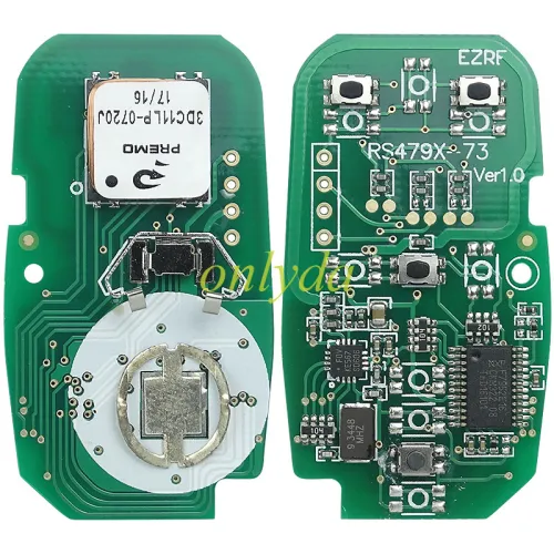 For Buick Keyless Smart 3+1 button remote key with PCF7952E chip- 314.9mhz ASK model Buick Envision、 Verano year after 2015