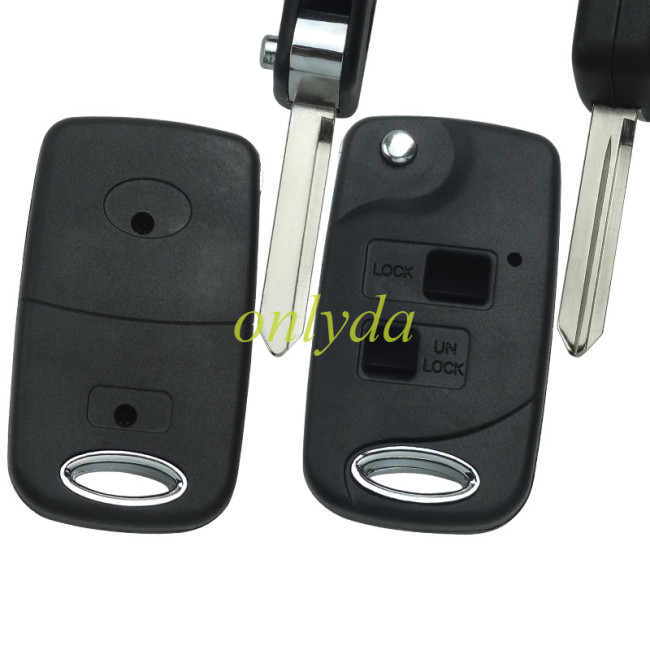 For Toyota modified  key blank with TOY47-SH2 blade