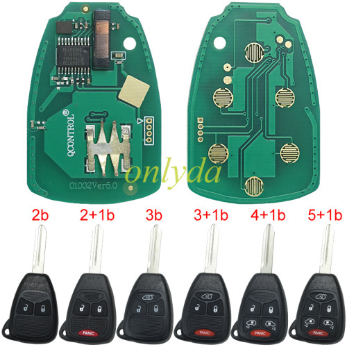 For Chrysler remote key 46 Chip   OHT692427AA 315Mhz