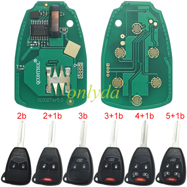 For Chrysler remote key 46 Chip OHT692427AA 315Mhz
