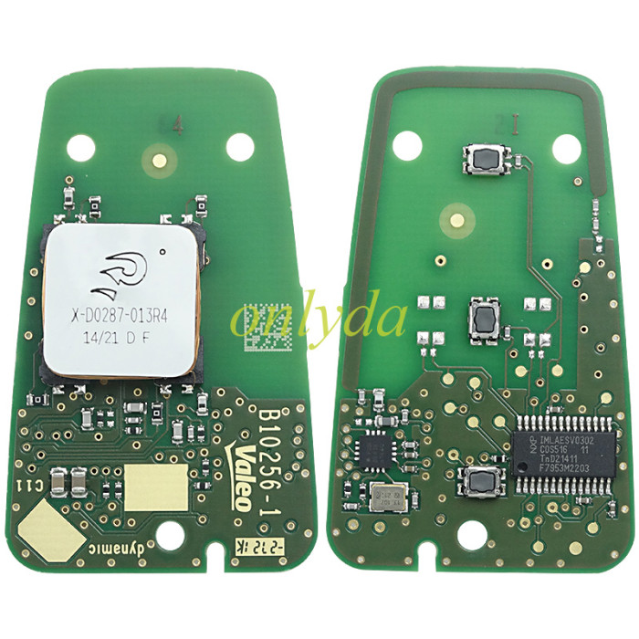 For Peugeot 3 button remote key with HITAG AES（4Achip) , 98 304 747 80 E146203 1 0657 IM2A 433.92mhz/315mhz