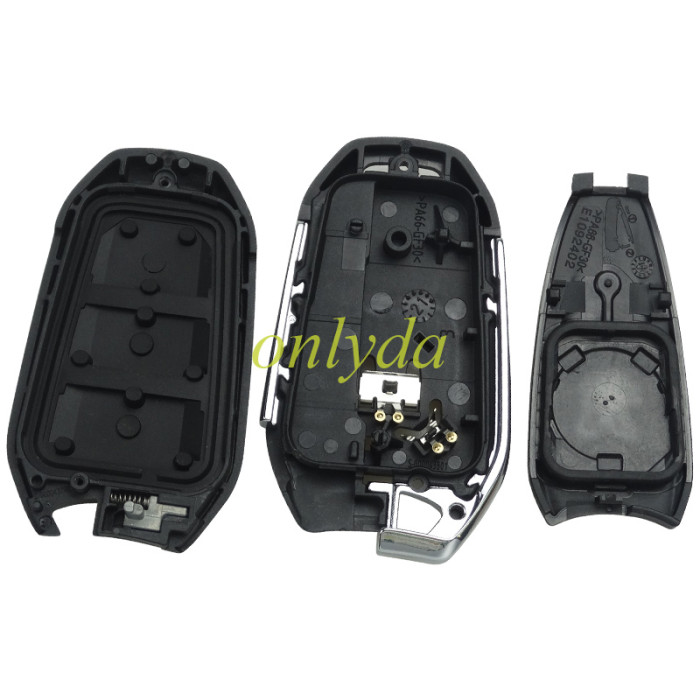 For Peugeot 3 button remote key with HITAG AES（4Achip) , 98 304 747 80 E146203 1 0657 IM2A 433.92mhz/315mhz
