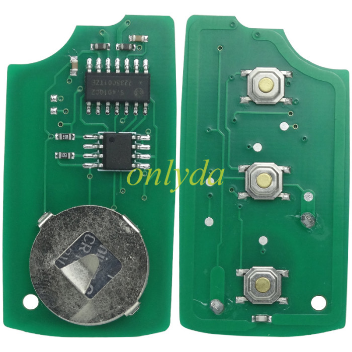 For Mitsubishi  3 button remote key with 313.8MHZ/315MHZ/433MHZ FCC ID:OUCG8D525MA, pls choose mhz