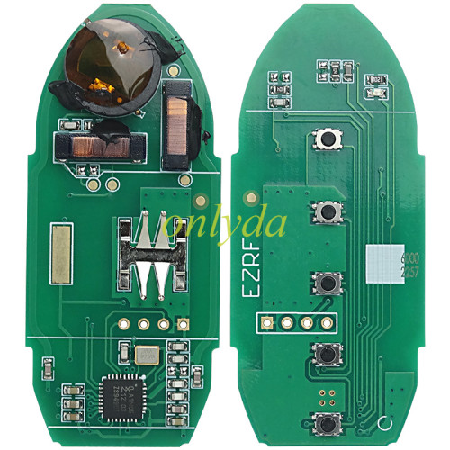 Nissan Keyless 4+1 button remote key with 434mhz  2019-2020 Nissan Altima 2020 Nissan Versa FCC ID: KR5TXN4 Part # 285E3-6CA6A S180144803