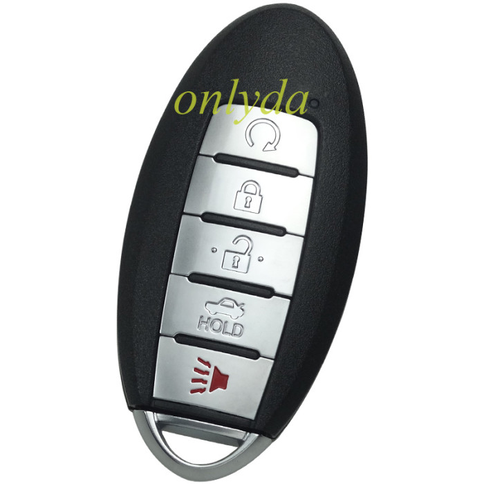 Nissan Keyless 4+1 button remote key with 434mhz  2019-2020 Nissan Altima 2020 Nissan Versa FCC ID: KR5TXN4 Part # 285E3-6CA6A S180144803