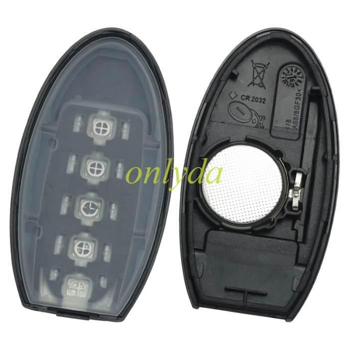 Nissan Keyless 4+1 button remote key with 434mhz  2019-2020 Nissan Altima 2020 Nissan Versa FCC ID: KR5TXN4 Part # 285E3-6CA6A S180144803