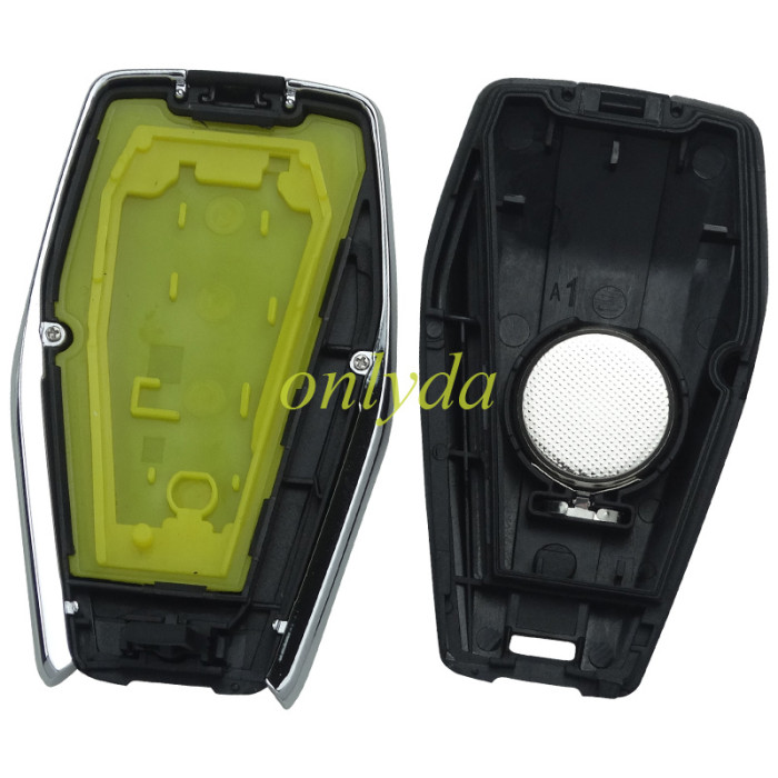 For  Geely Mainland 1 4button remote key with 434mhz with NXPA1M15 chip    number :000008891030146270016211001