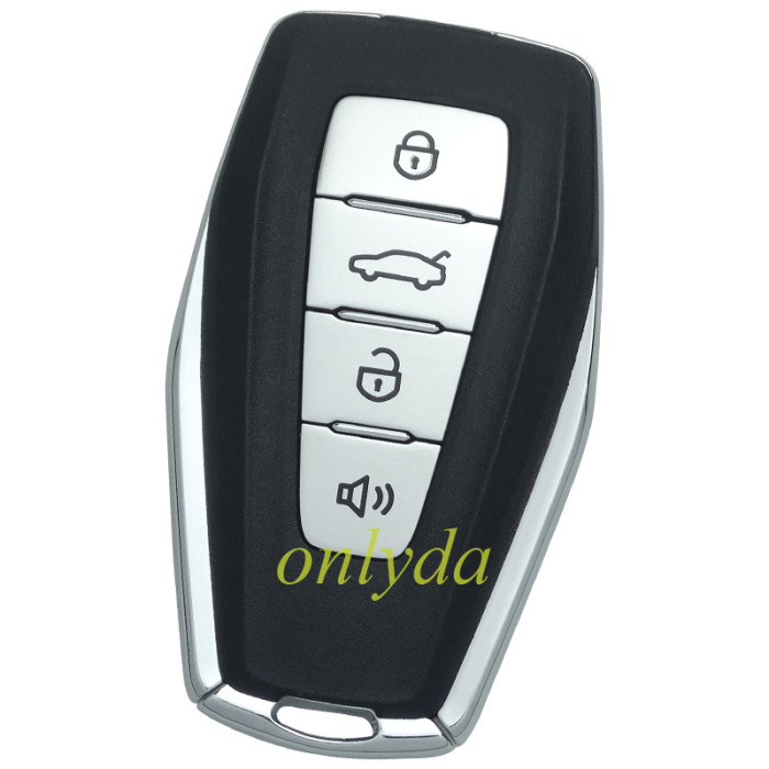 For  Geely Mainland 1 4button remote key with 434mhz with NXPA1M15 chip    number :000008891030146270016211001