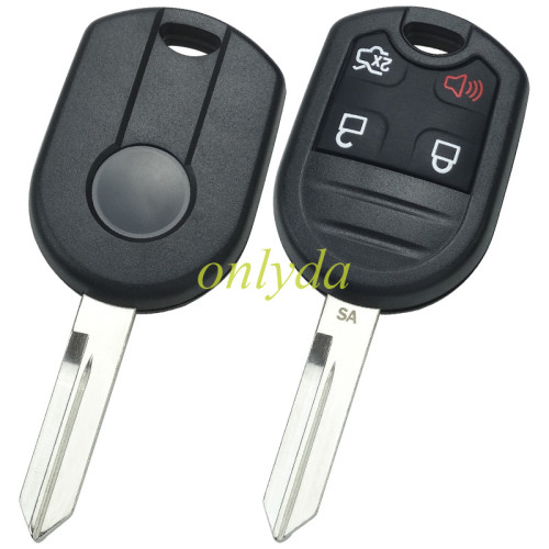 For Ford 4 button remote key with 315mhz/433.92mhz