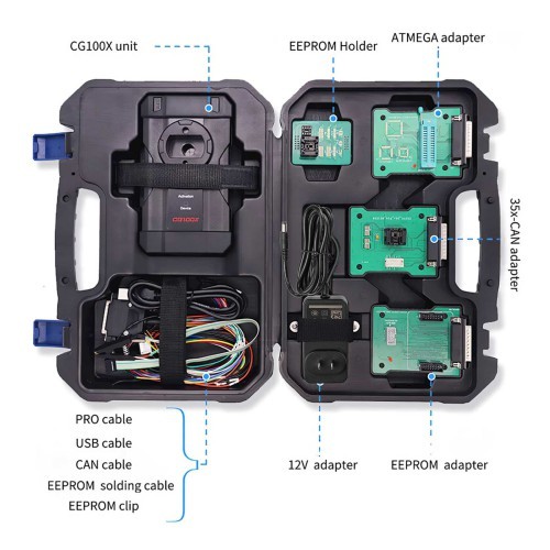 Newest CGDI CG100X New Generation Programmer for Airbag Reset Mileage Adjustment and Chip Reading Support MQB