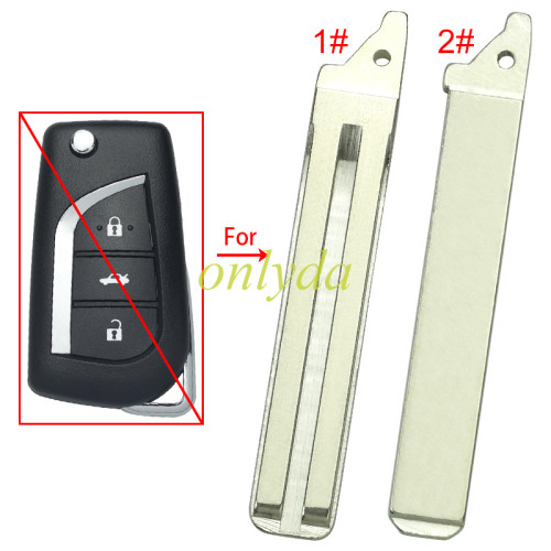 For Toy48 blade  toyota flip blank