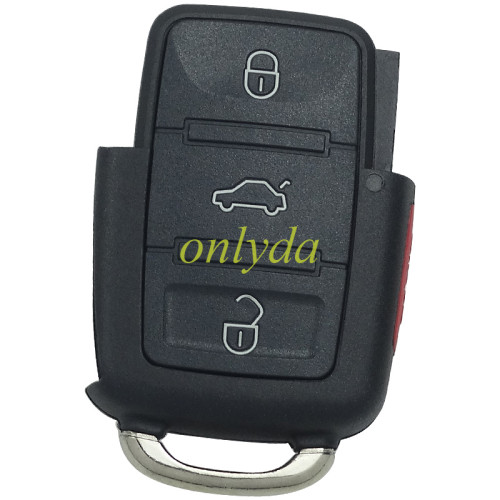 For VW 3+1 Button remote control 1K0 959 753P  with 315mhz