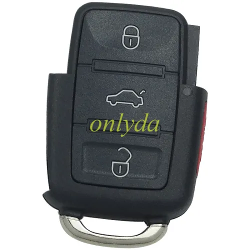 For VW 3+1 Button remote control 1K0 959 753P  with 315mhz