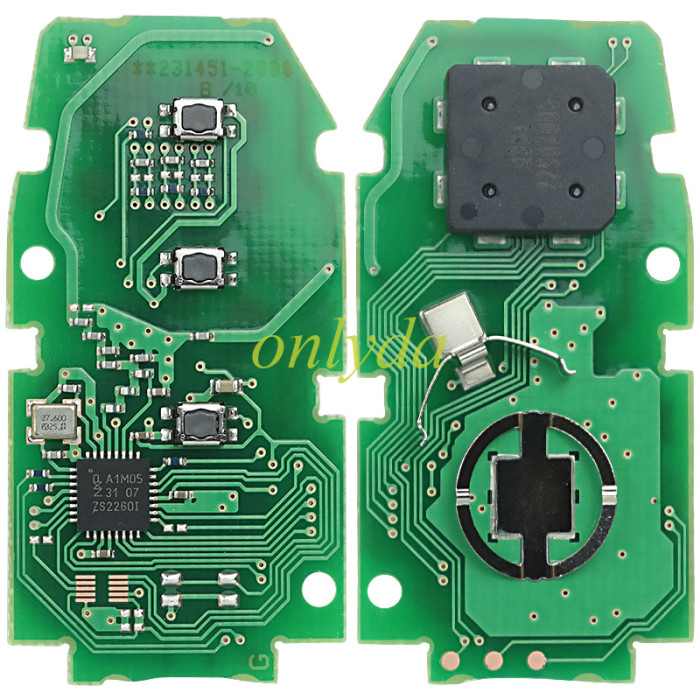 original for Toyota CH-R 3 button remote with Toyota 434mhz AES 4A chip  231451-2000 Hybrid version