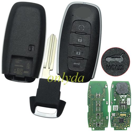 For Nissan X-trail 2023 Genuine Smart Key Remote 4 Buttons 433MHz 285E3-7LA6A