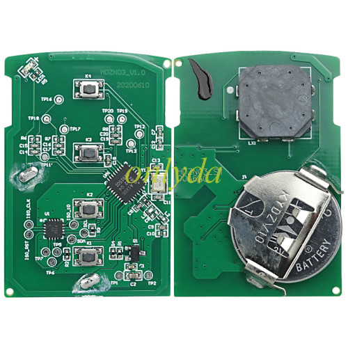 For Acura 3+1 button remote key with 313.8mhz  FCC: M3N5WY8145 keyless