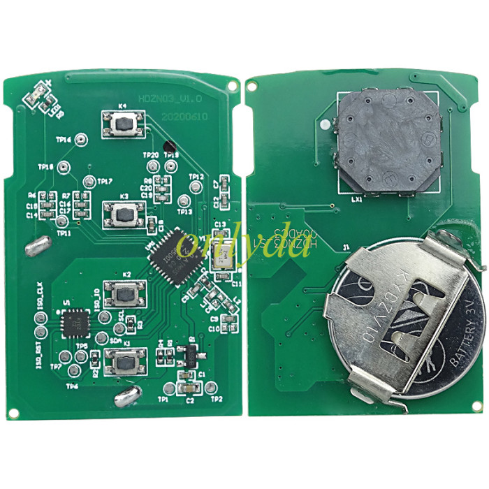 For Acura 3+1 button remote key with 313.8mhz  FCC: KR5434760 keyless