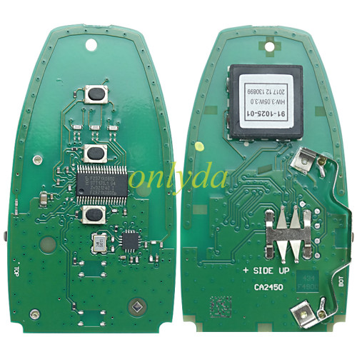 For Ford keyless 2 button remote key with 434mhz  ID49 chip  CMIIT ID： 2016DJ2196  Type:A2C93142100 A2C93141502 HC3T-15K601-DB A2C93141501