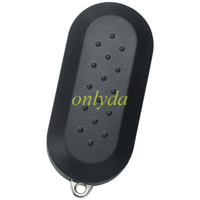 For Fiat 3 button remote key blank with Sip22 blade black color,  The logo position is bright