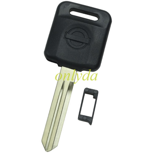 For  NISSAN transponder Key blank, can put TPX long chip and  Carbon chip  with logo