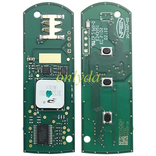 OEM Remote for Chevrolet Captiva 2021-2023 Smart models with 47chips   3 Buttons 433MHz