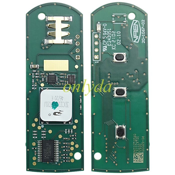 OEM Remote for Chevrolet Captiva 2021-2023 Smart models with 47chips   3 Buttons 433MHz