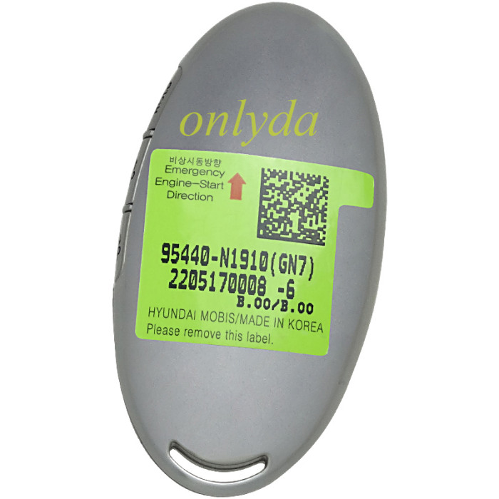 Genuine / OEM Hyundai Grandeur 2023 Genuine Smart Remote Key 4+3 Buttons 433MHz FOB-Smart Key  95440-N1910 (GN7) HITAG 128-bits AES ID4A NCF29A1MFCC ID TQ8-FOB-4F61U43 2205170008-6