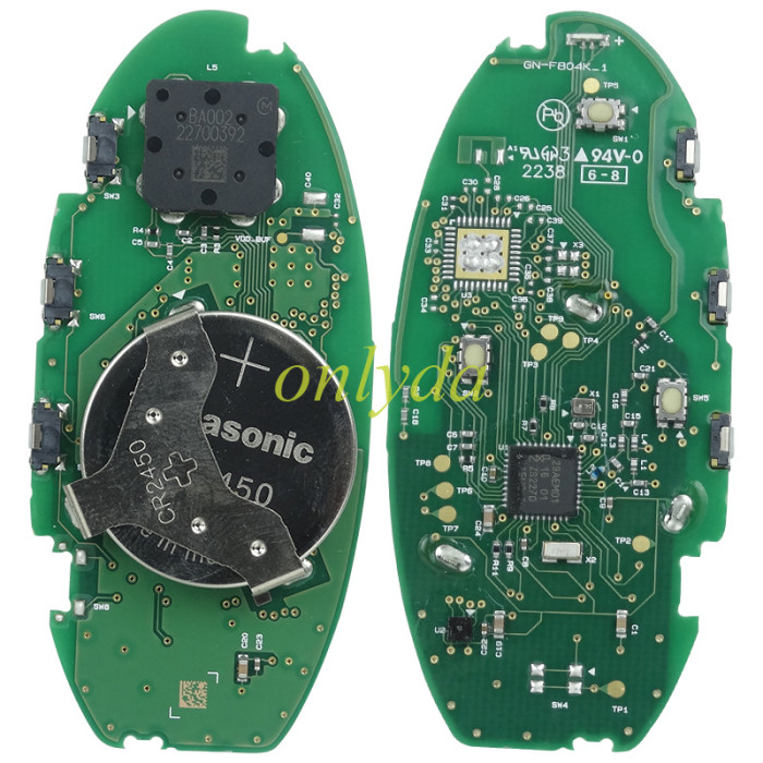 Genuine / OEM Hyundai Grandeur 2023 Genuine Smart Remote Key 3+3 Buttons 433MHz 95440-N1950 HITAG 128-bits AES ID4A NCF29A1MFCC ID TQ8-FOB-4F61U43 PART No : 95440N1910 / 81996KL010 2211080495-G