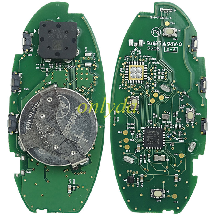 Genuine / OEM Hyundai Grandeur 2023 Genuine Smart Remote Key 4+3 Buttons 433MHz FOB-Smart Key  95440-N1910 (GN7) HITAG 128-bits AES ID4A NCF29A1MFCC ID TQ8-FOB-4F61U43 2205170008-6