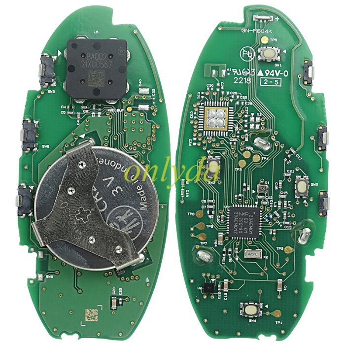 Genuine / OEM Hyundai Grandeur 2023 Genuine Smart Remote Key 4+3 Buttons 433MHz FOB-Smart Key  HITAG 128-bits AES ID4A NCF29A1MFCC ID TQ8-FOB-4F61U43  95440-N1910(GN7) 2205260037-6