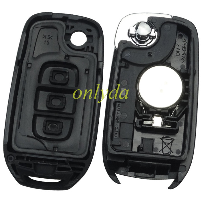 original Nissan 3 Button remote Chip PCF7961M / HITAG AES / 4A CHIP-434MHZ  FSK  CMIIT ID:2013DJ6139 FCCID:CWTWB1G767 Model:TWB1G767 IC:1788D-FWB1G767