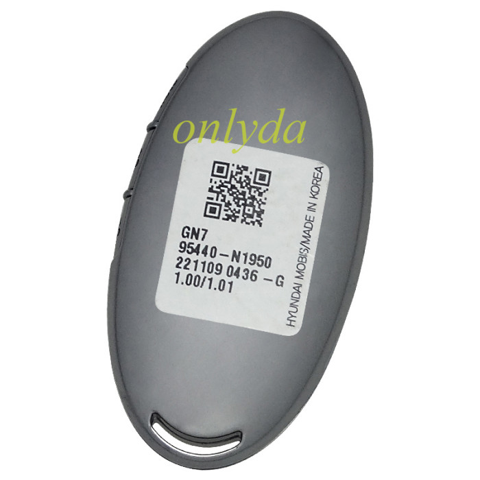 Genuine / OEM Hyundai Grandeur 2023 Genuine Smart Remote Key 4+3 Buttons 433MHz 95440-N1950 HITAG 128-bits AES ID4A NCF29A1MFCC ID TQ8-FOB-4F61U43  95440-N1950(GN7) 2211090436-G