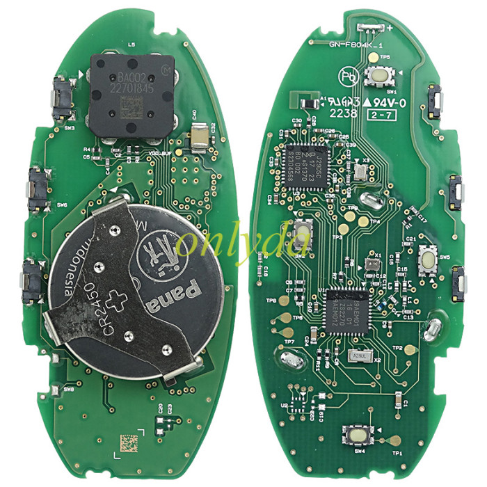 Genuine / OEM Hyundai Grandeur 2023 Genuine Smart Remote Key 4+3 Buttons 433MHz 95440-N1950 HITAG 128-bits AES ID4A NCF29A1MFCC ID TQ8-FOB-4F61U43  95440-N1950(GN7) 2211090436-G