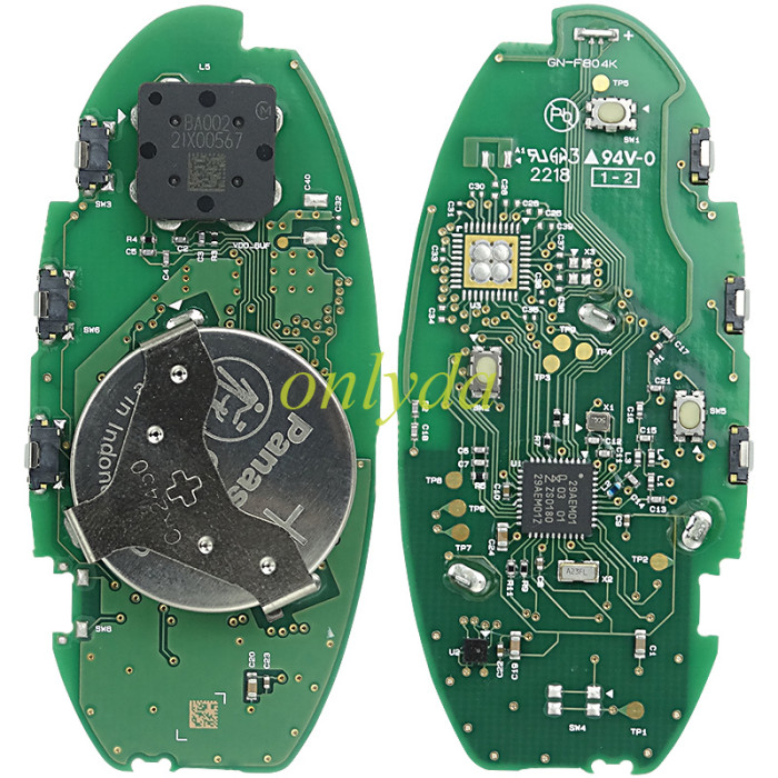 Genuine / OEM Hyundai Grandeur 2023 Genuine Smart Remote Key 3+3 Buttons 433MHz FOB-Smart Key  HITAG 128-bits AES ID4A NCF29A1MFCC ID TQ8-FOB-4F61U43  95440-N1930(GN7) 2205260004-6