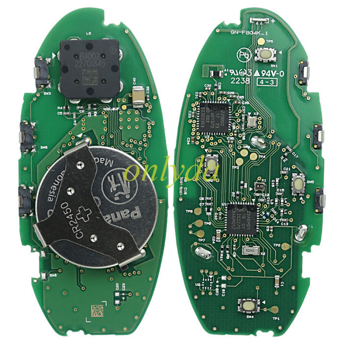 Genuine / OEM Hyundai Grandeur 2023 Genuine Smart Remote Key 4+3 Buttons 433MHz 95440-N1950 HITAG 128-bits AES ID4A NCF29A1MFCC ID TQ8-FOB-4F61U43  95440-N1950(GN7) 221110057-H