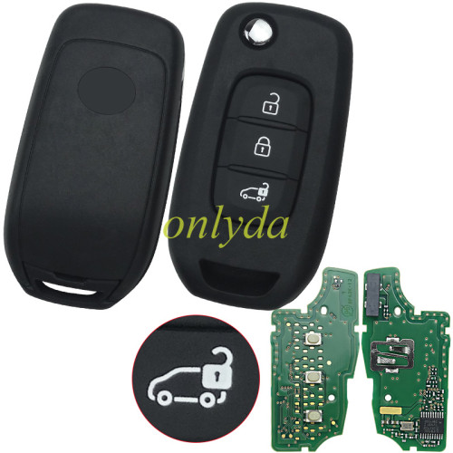 original Nissan 3 Button remote Chip PCF7961M / HITAG AES / 4A CHIP-434MHZ  FSK  CMIIT ID:2013DJ6139 FCCID:CWTWB1G767 Model:TWB1G767 IC:1788D-FWB1G767