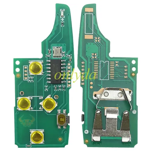 For VW 4 button  Remote Control 434MHz 5K0837202AD  /315mhz 561 837 202 D  Fits VW Sharan  Seat Alhambra， Chip ID48 Switchable frequency
