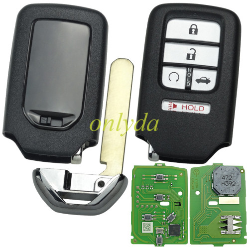 Xhorse XZBT44EN for honda 5 button  Vvdi smart remote key, pls choose button