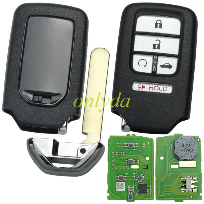 Xhorse XZBT44EN for honda 5 button  Vvdi smart remote key, pls choose button