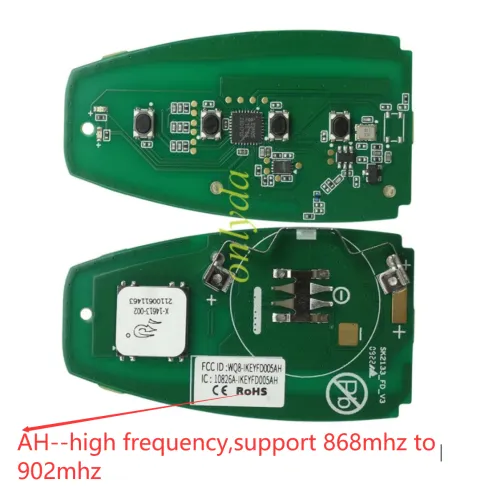AUTEL For Ford 5 Buttons Smart Key Universal Remote used for MaxiIM KM100/IM508/IM608 can apply for the frequnecy from 868mhz to 902mhz