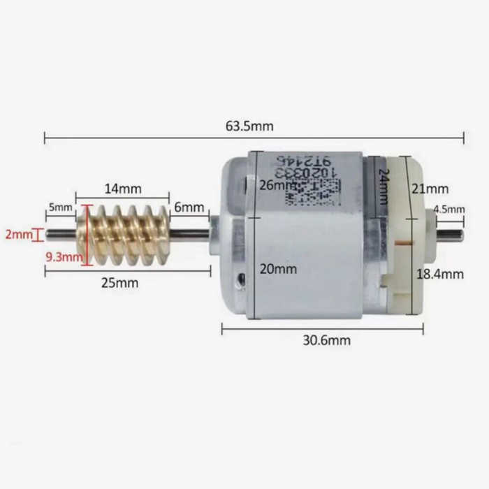 Original Benz steering lock motor ESL ELV Engine MotorSteering Lock WheelMotor For Benz W204W207W212for Johnson FC280