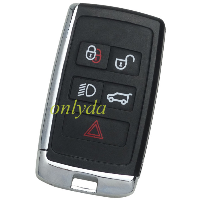 For Landrover keyless 5 button remote key with 315/433.92mhz PCF 7953 chip
