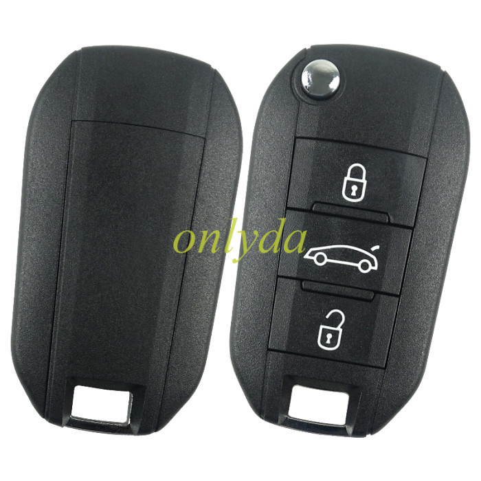 For Citroen remote key with 434mhz HELLA 5FA010 353-20 pcf7941 chip CMIIT ID:2013DJO113 Original PCB+  aftermarket shell